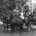 Erntewagen in Ventschau - ca. 1930
